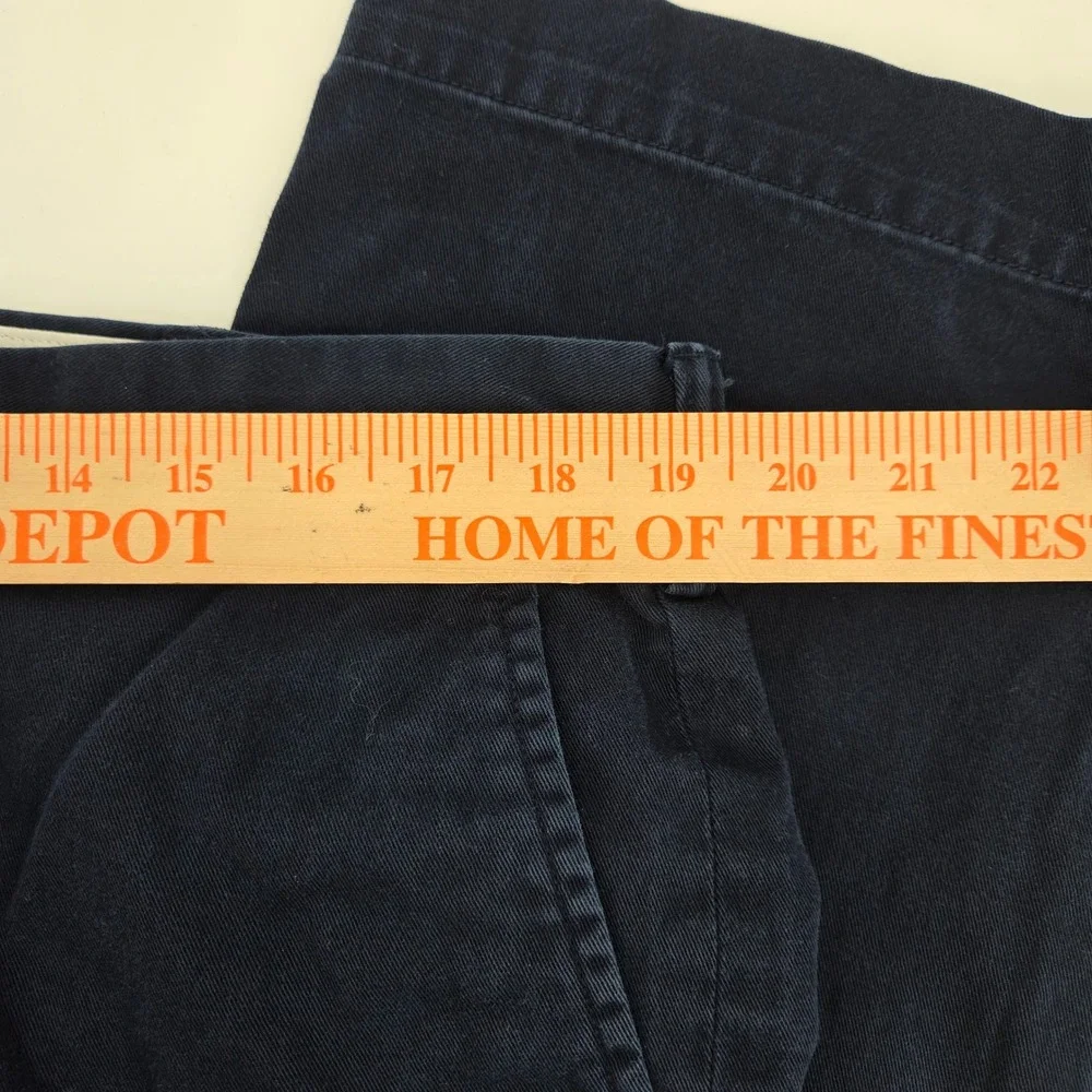 Polo Ralph Lauren Classic Fit Chino Pants 38x32 Navy Blue‎ Twill Cotton Trousers